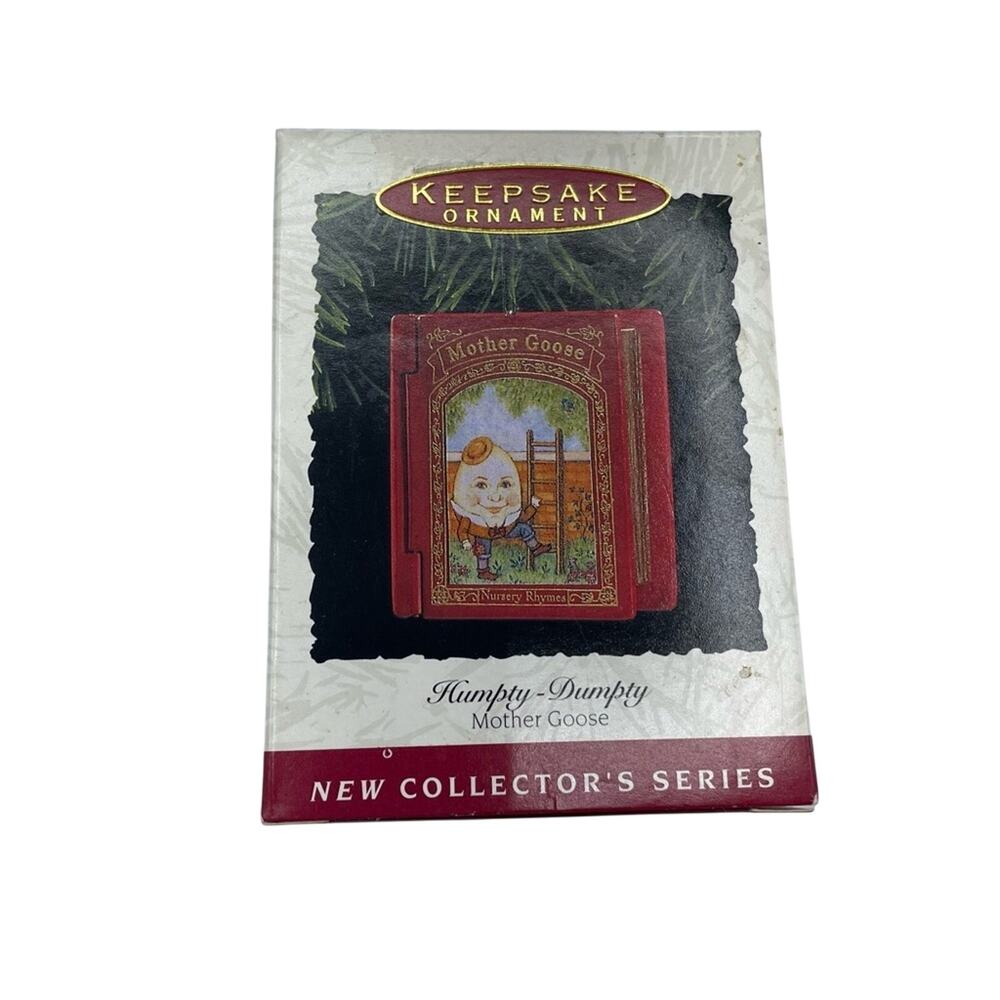 Vintage Hallmark Keepsake Ornaments Humpty Dumpty Nursery Rhymes Christmas